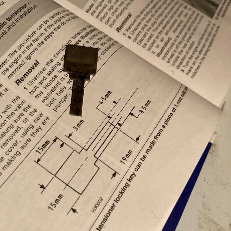 Doing it properly - making a key instead of using a screwdriver